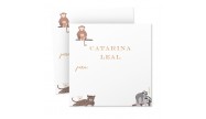 Adesivo Presente Família Animais