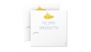 Adesivo Presente Personalizado Infantil Mar
