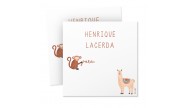Adesivo Presente Personalizado Infantil Zoo