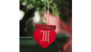 Enfeite Árvore de Natal Personalizado Coração
