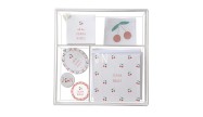 Kit Papelaria Infantil Cereja