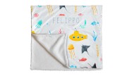 Manta Infantil Estampa Mar
