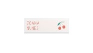 Mini Etiqueta Nome Cereja
