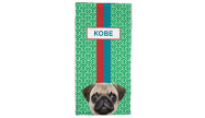 Manta Personalizada Pet Pug
