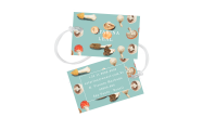 Tag de Mala Personalizada Estampa Fungi
