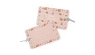 Tag de Mala Infantil Estampa Bosque Rosa