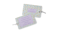 Tag de Mala Infantil Estampa Flor Liberty