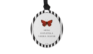 Tag Nome Personalizada Papillon 