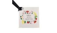 Tag Presente Personalizada Floral