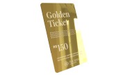 Vale Compras Golden Ticket Personalizado