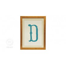 Quadro Infantil Personalizado Alfabeto Letra D