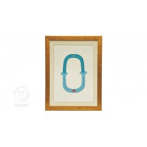Quadro Infantil Personalizado Alfabeto Letra O