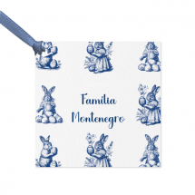 Tag Presente de Páscoa Toile de Joie