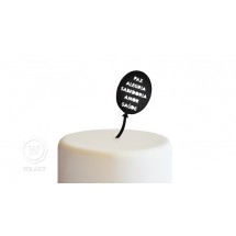 Topper de Bolo Personalizado Balão