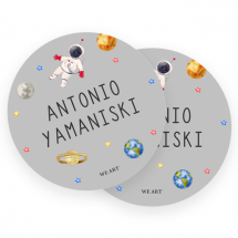 Etiqueta Nome Astronauta