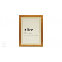 Quadro Significado Nome Alice