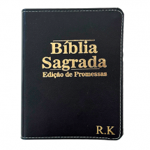 Bíblia Sagrada Personalizada Preta