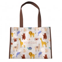 Bolsa Sacola Infantil Zoo