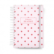 Caderno Personalizado Professor Apple