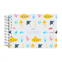 Caderno de Desenho Infantil Mar