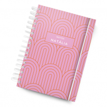 Caderno Personalizado Art Déco