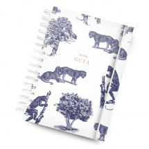 Caderno Personalizado Toile de Jouy