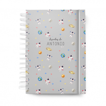 Caderno Infantil Personalizado Astronauta