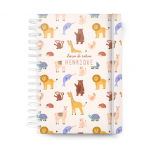Caderno Infantil Personalizado Zoo