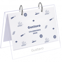 Calendário de Mesa Personalizado 2025