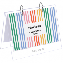 Calendário de Mesa Personalizado 2025