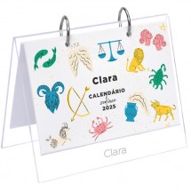 Calendário de Mesa Personalizado 2025