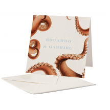 Cartão Social Estampado Octopus