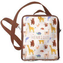 Lancheira Infantil Térmica Personalizada Zoo