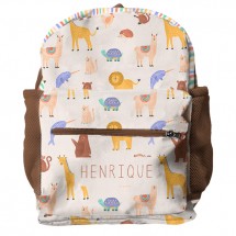 Mochila Infantil Personalizada Zoo