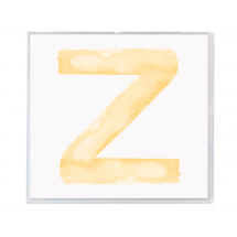 Quadro Infantil Aquarela Letra Z