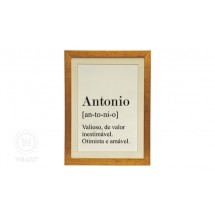 Quadro Significado Nome Antonio