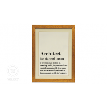 Quadro Personalizado Significado Architect