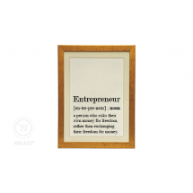 Quadro Personalizado Significado Entrepreneur