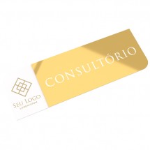 Placa de Sinalização Personalizada