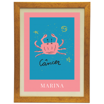 Quadro Signo Câncer 