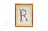 Quadro Infantil Personalizado Alfabeto Letra R
