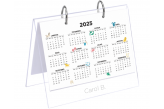 Calendário de Mesa Personalizado 2024 - 2025
