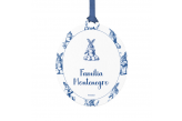 Tag Nome Personalizada Páscoa Toile de Joie