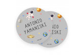 Etiqueta Nome Astronauta