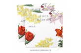 Cartão Social Americano Floral