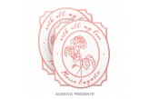 Adesivo Presente personalizado love