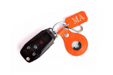 Chaveiro Personalizado Couro Air Tag