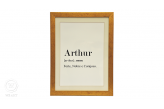 Quadro Significado Nome Arthur