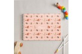Caderno de Desenho Infantil Bosque Rosa