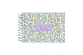 Caderno de Desenho Infantil Flor Liberty